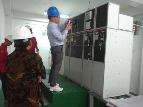 Cubicle check in substation